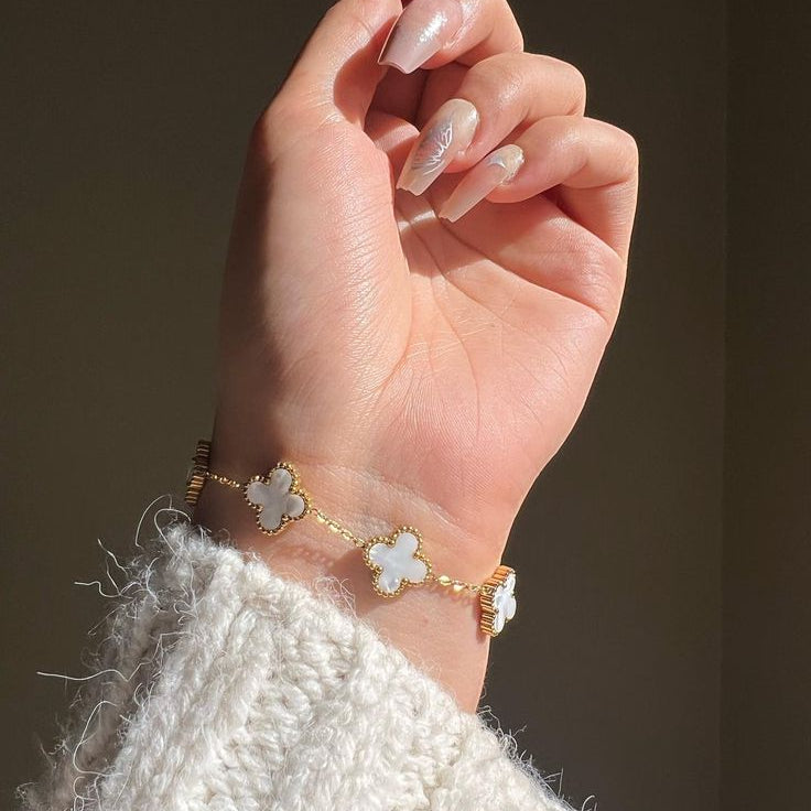 White Clover Bracelet