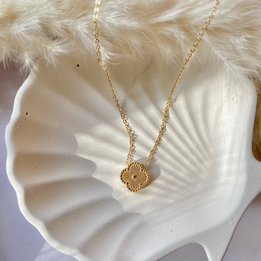 Golden Clover Necklace