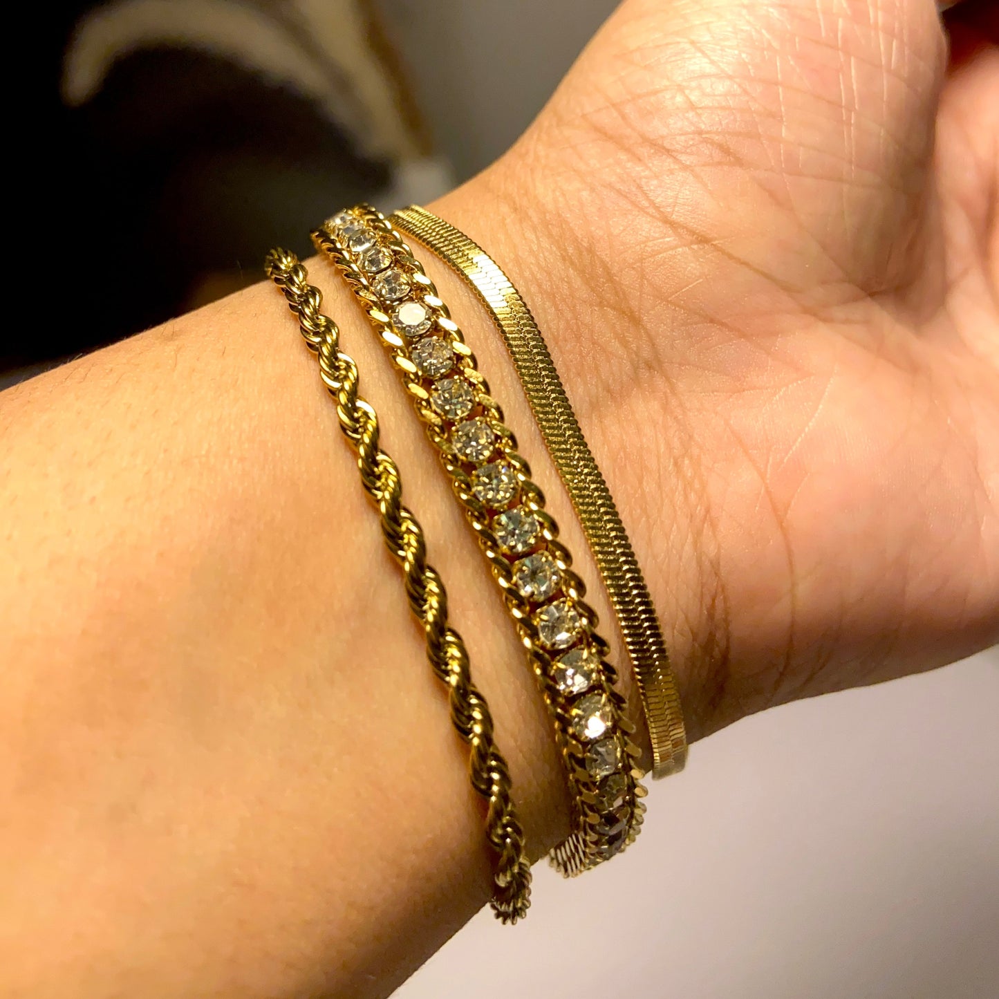 Golden Trio Stack ( Pack of 3 )