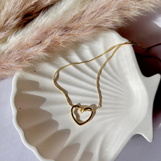 Golden Heart Necklace