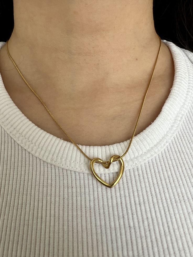 Golden Heart Necklace
