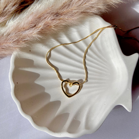 Golden Heart Necklace