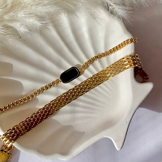 Gold Bracelet Stack