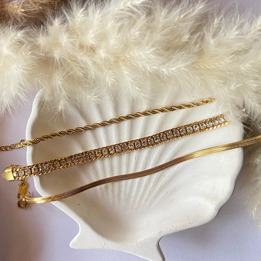 Golden Trio Stack ( Pack of 3 )