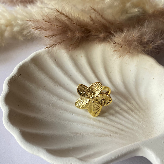 Gold Flora Ring