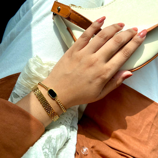 Gold Bracelet Stack