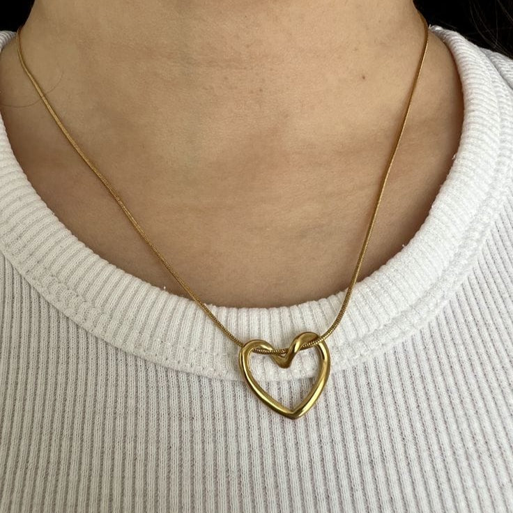 Golden Heart Necklace